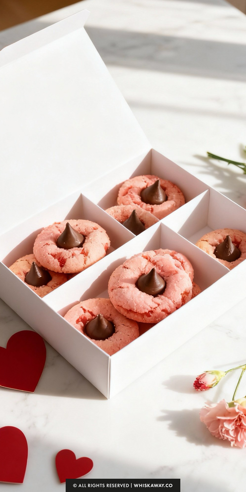 strawberry kiss cookies