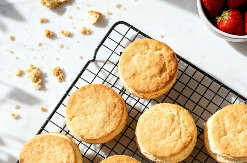 Strawberry Rhubarb Shortcakes