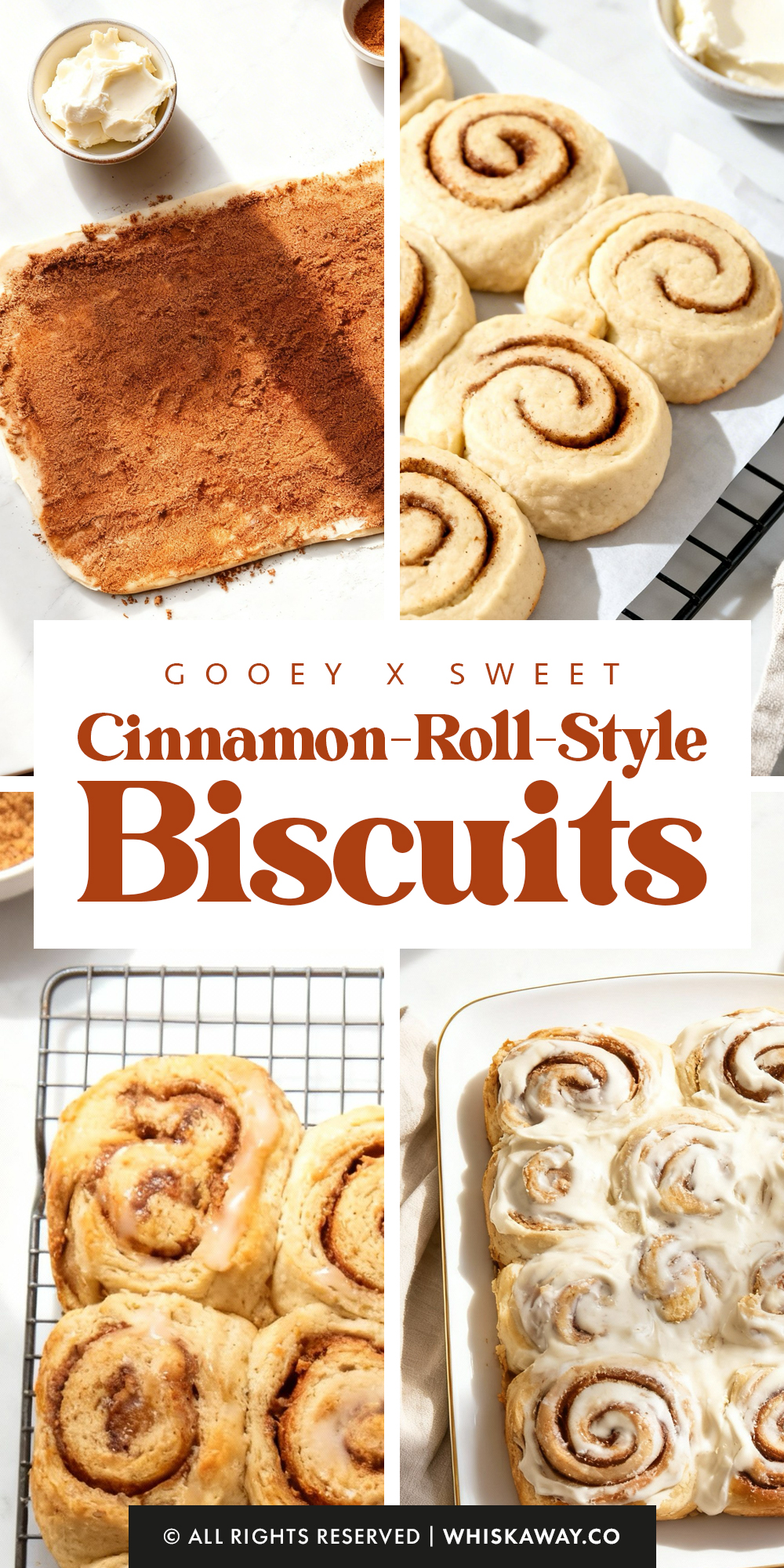 Cinnamon Roll Style Biscuits