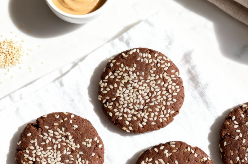 Tahini Chocolate Cookies