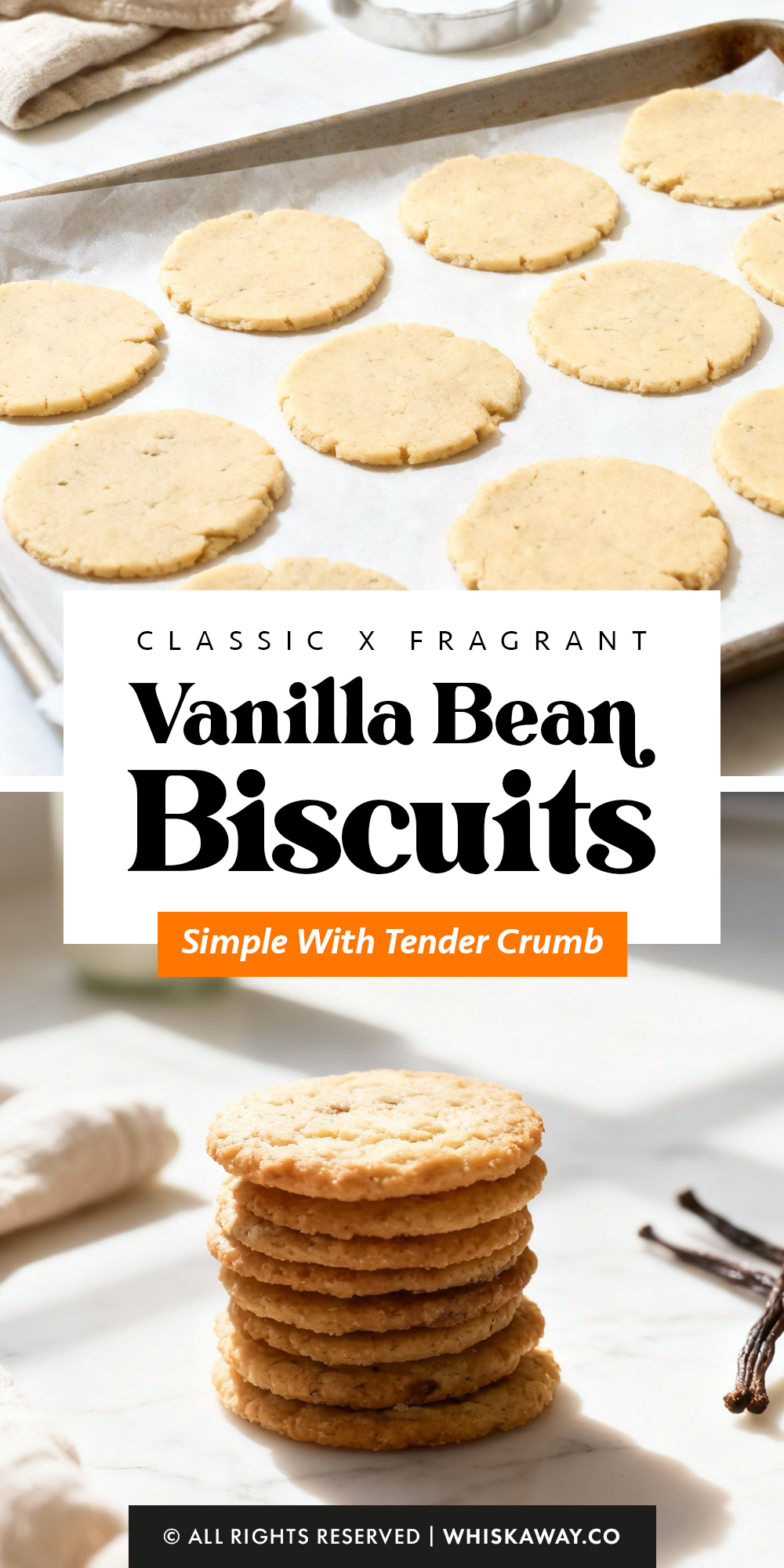 vanilla bean biscuits
