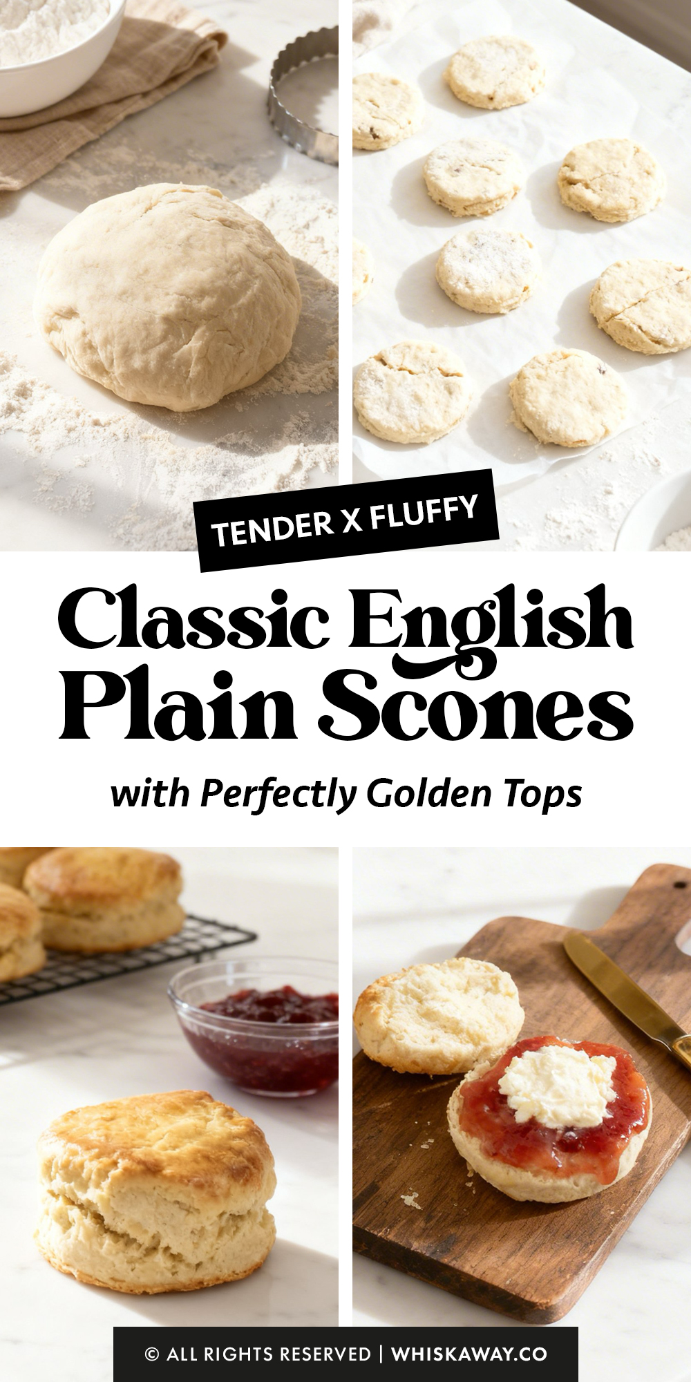 Classic English Plain Scones