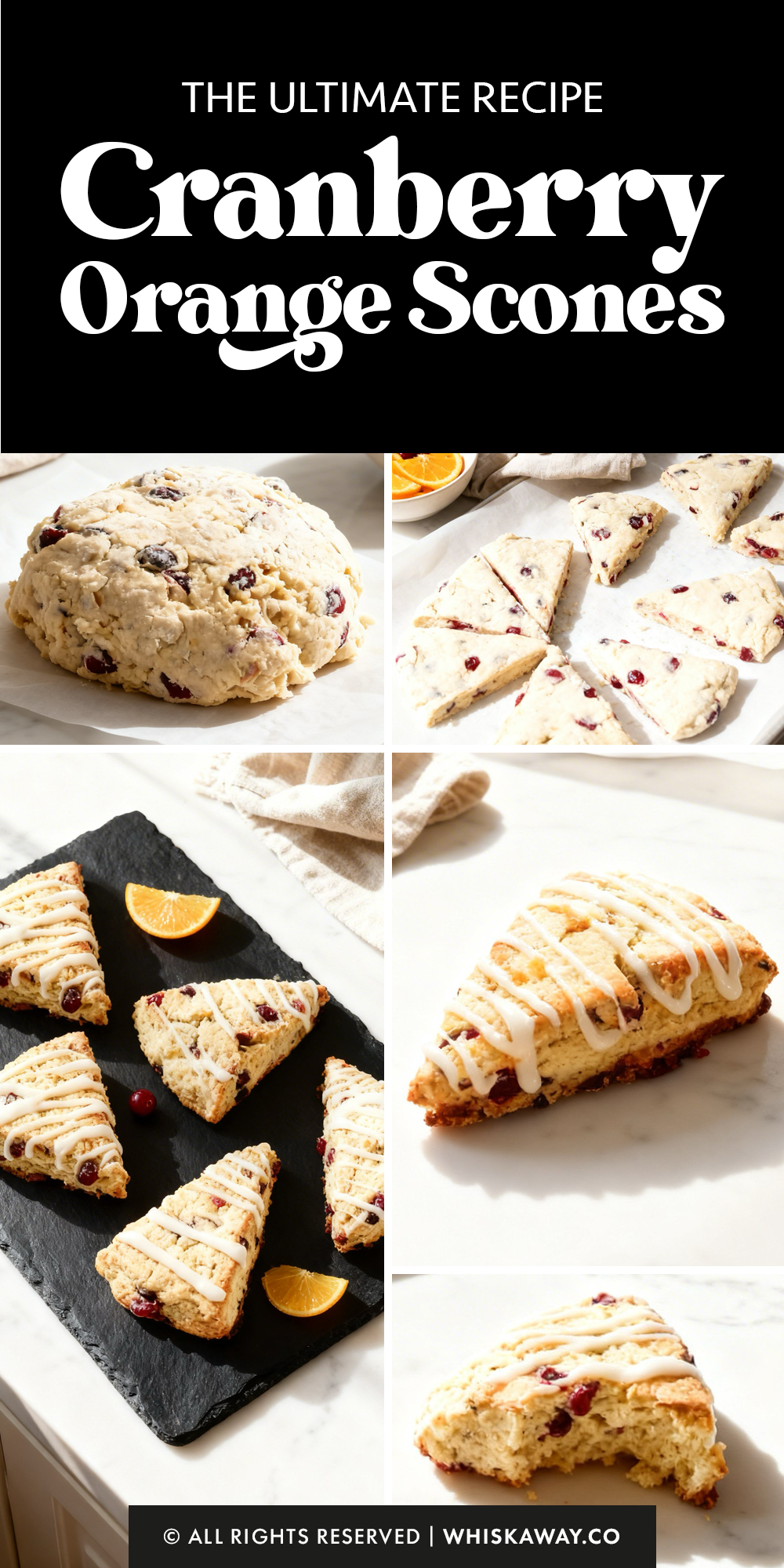Cranberry Orange Scones