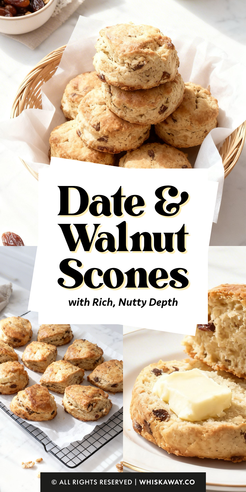 Date & Walnut Scones