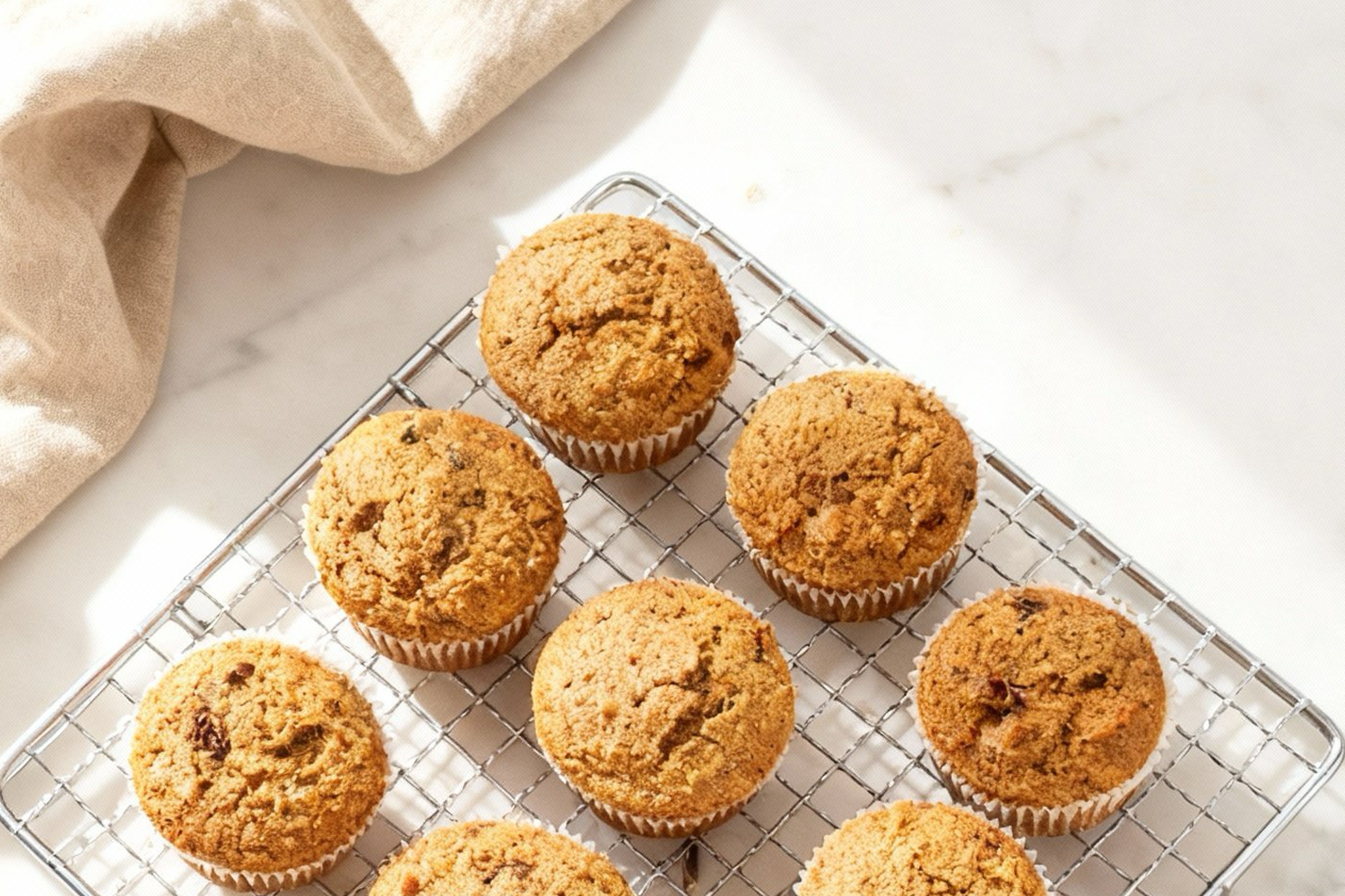 bran muffins featured image