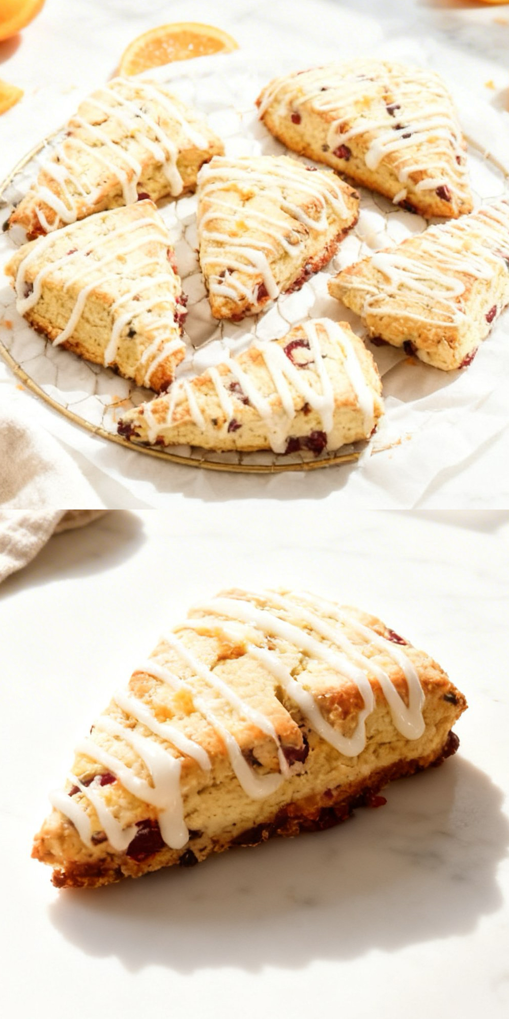 Cranberry Orange Scones