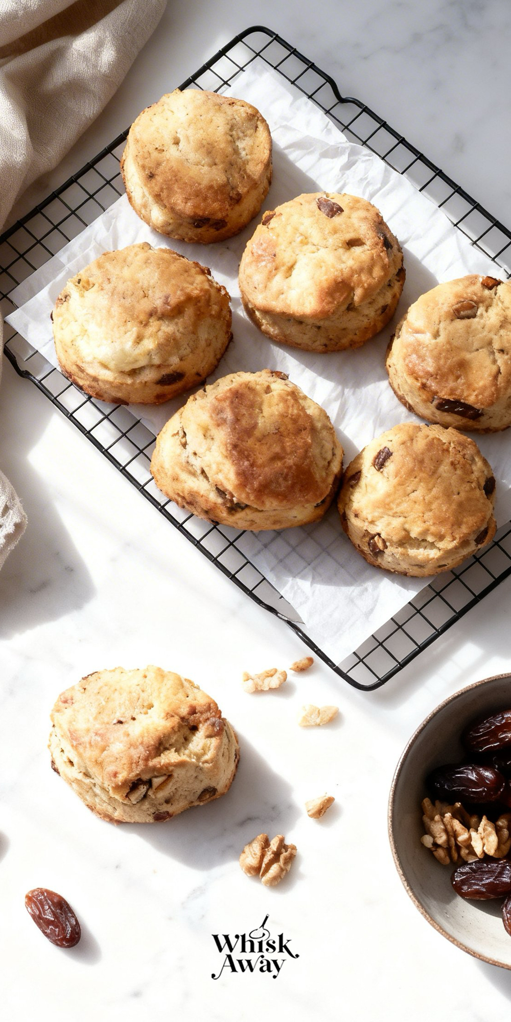 Date & Walnut Scones