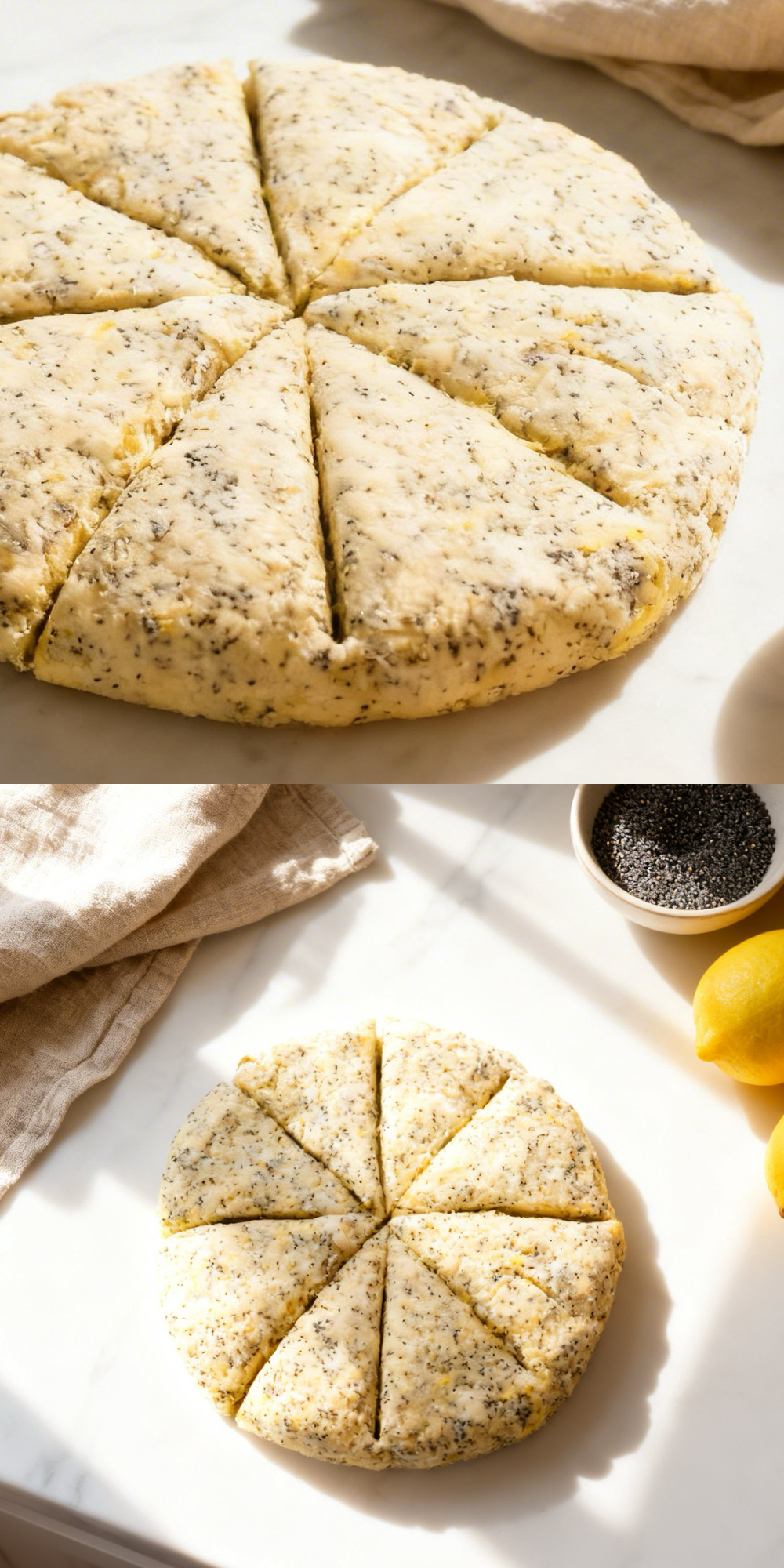 Lemon Poppy Seed Scones