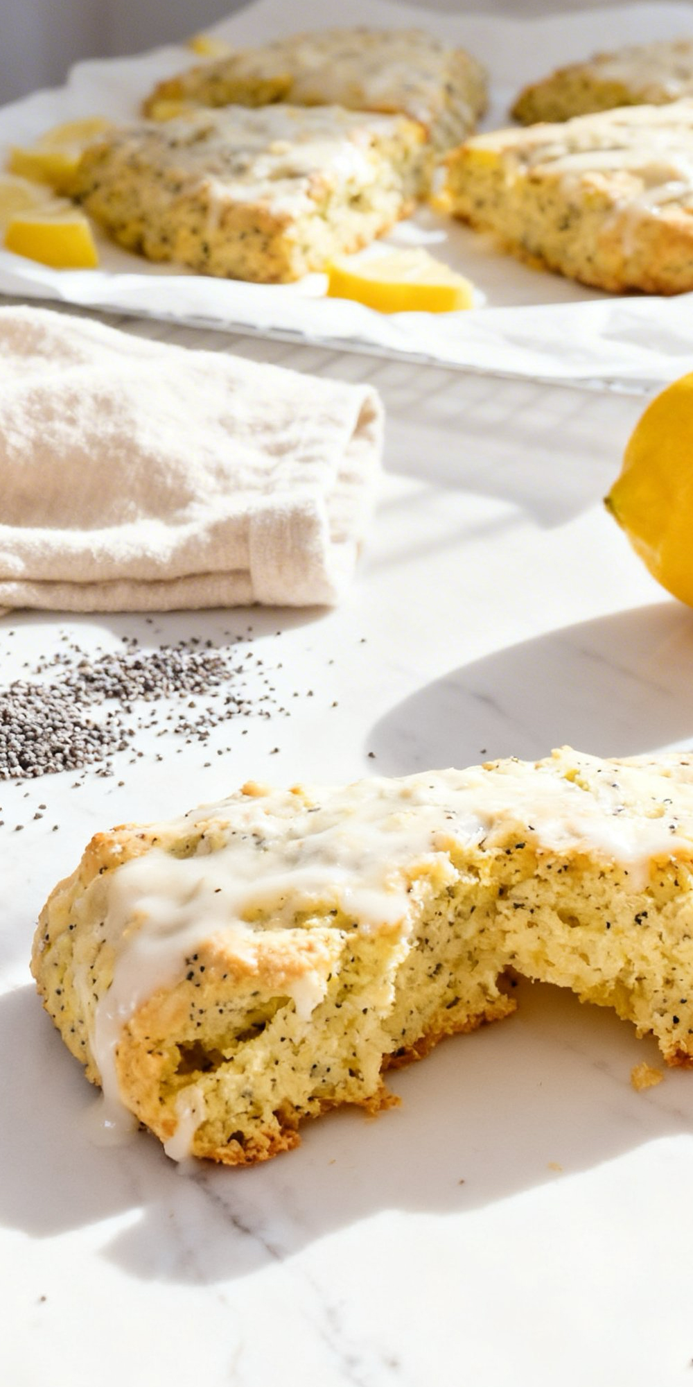 Lemon Poppy Seed Scones