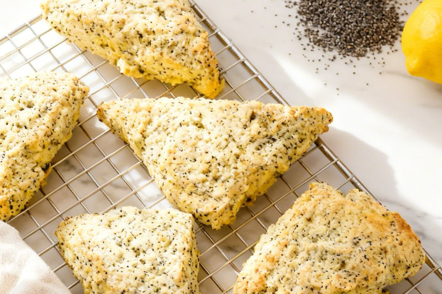 Lemon Poppy Seed Scones