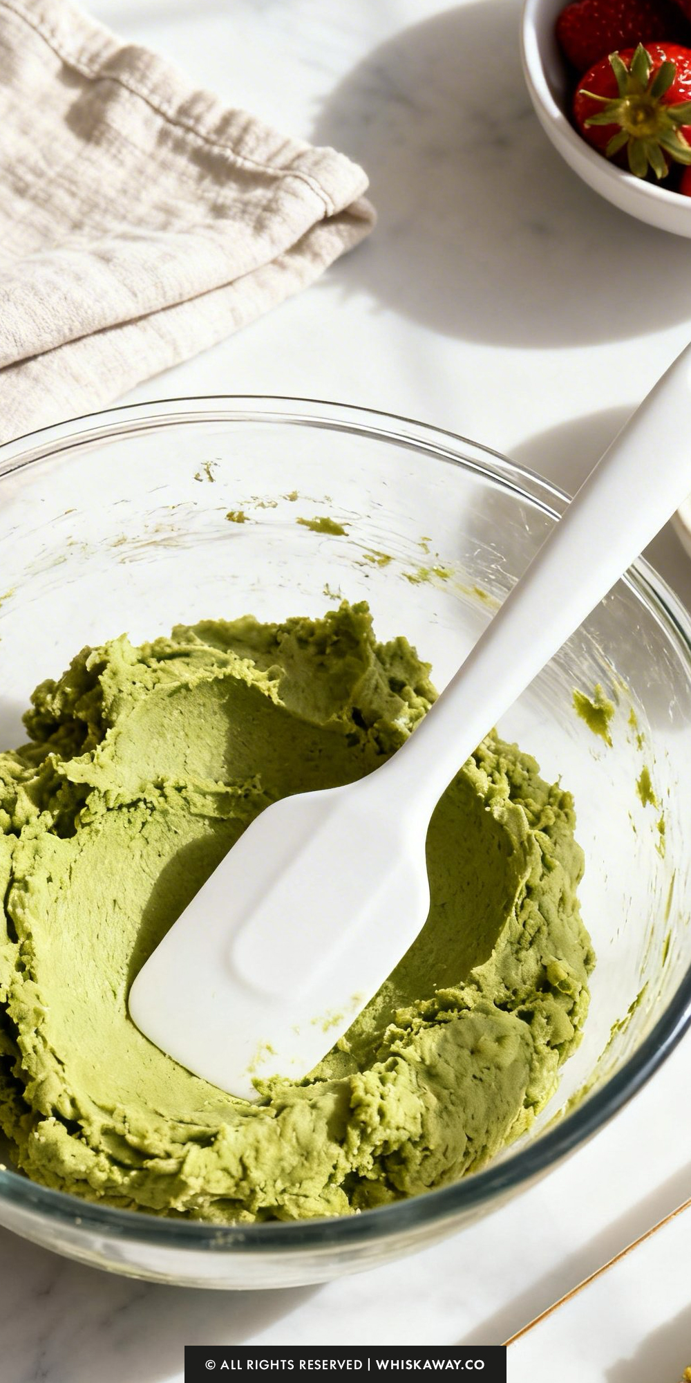 matcha green tea shortcakes