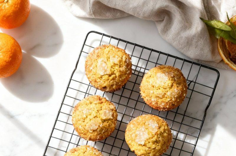 Orange Cardamom Muffins