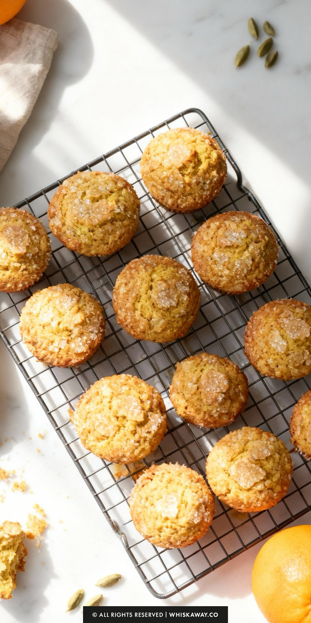 Orange Cardamom Muffins