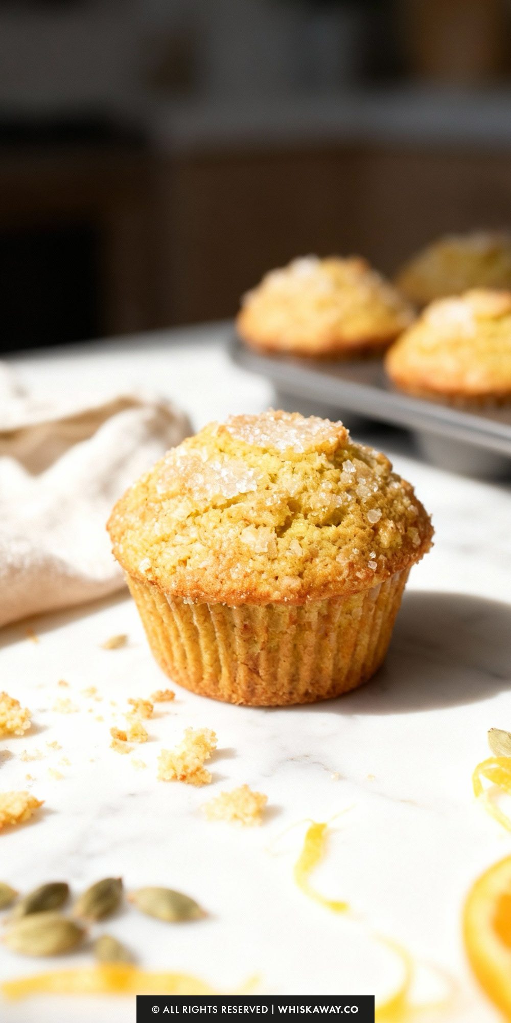 Orange Cardamom Muffins