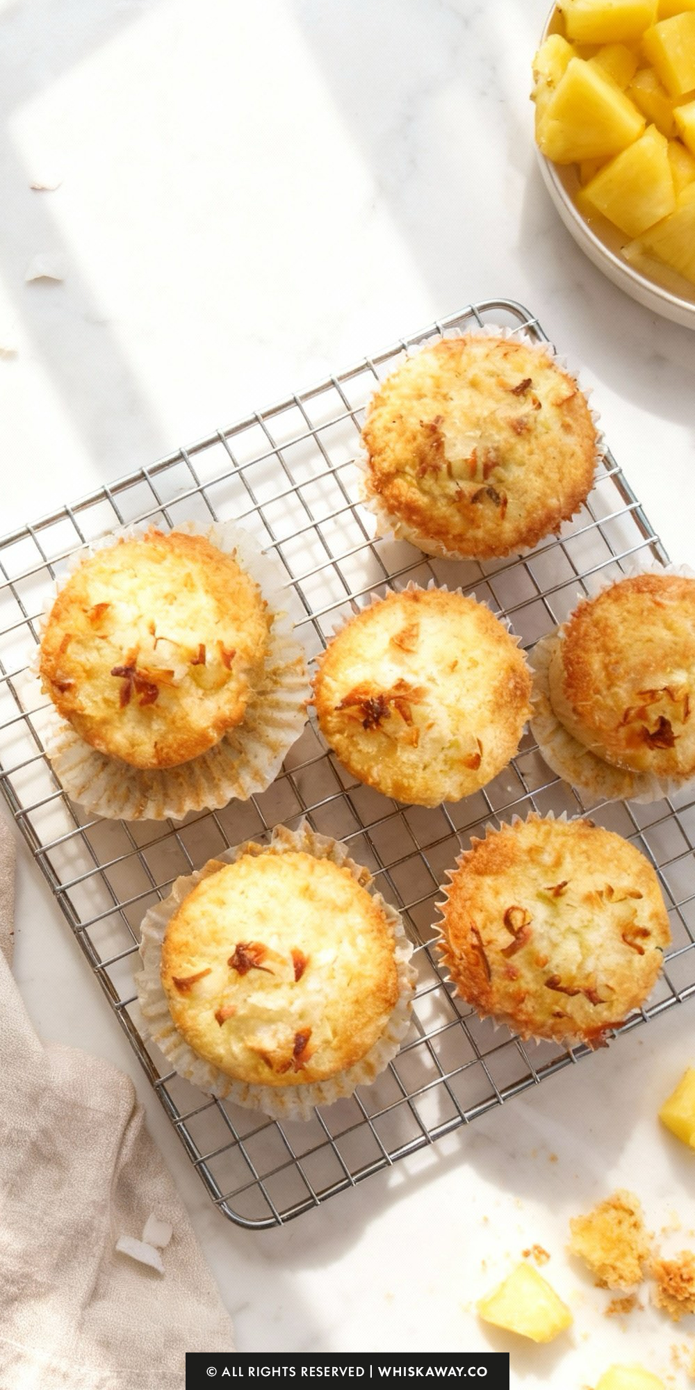 Pineapple Coconut Muffins