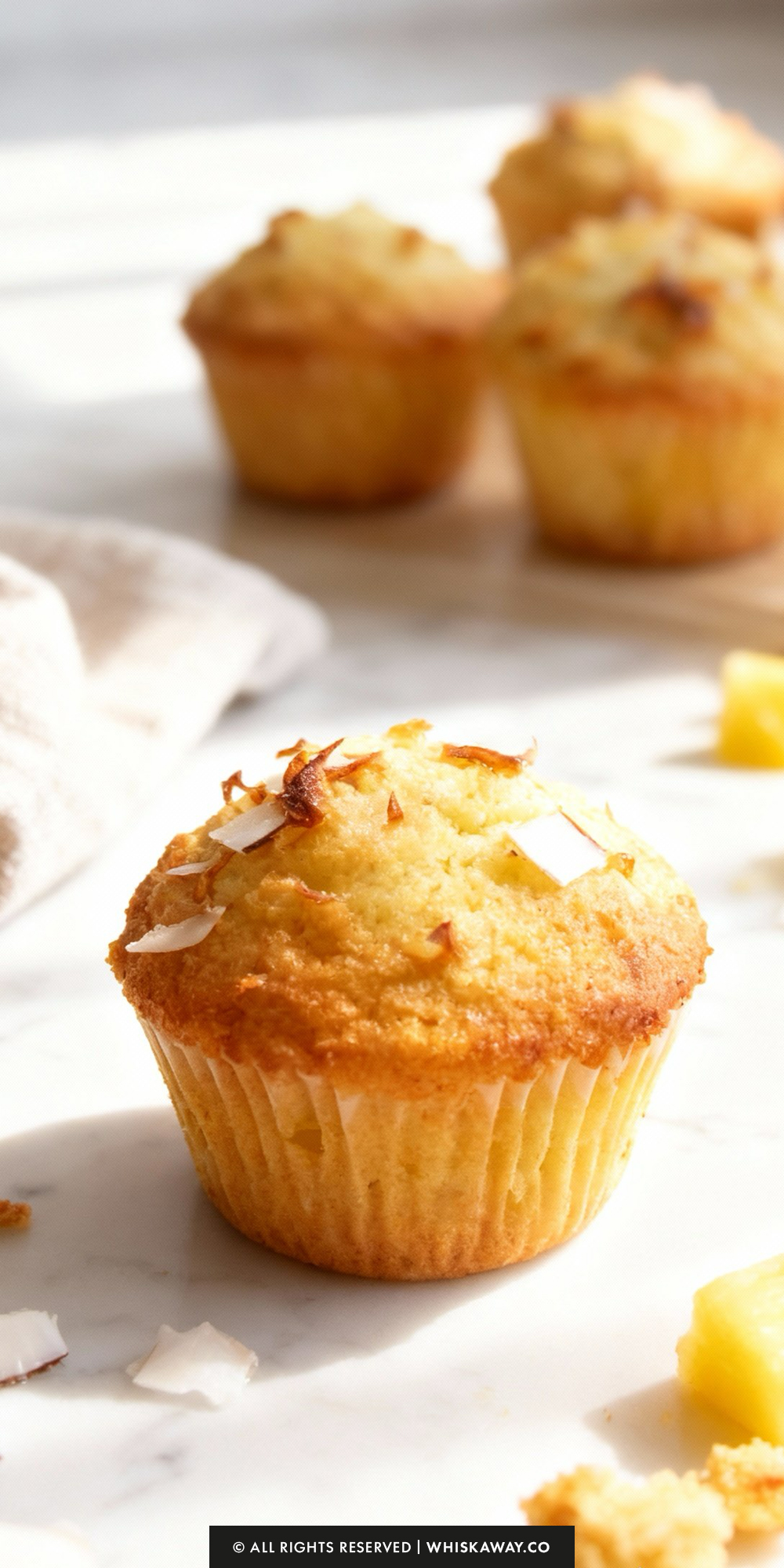 Pineapple Coconut Muffins