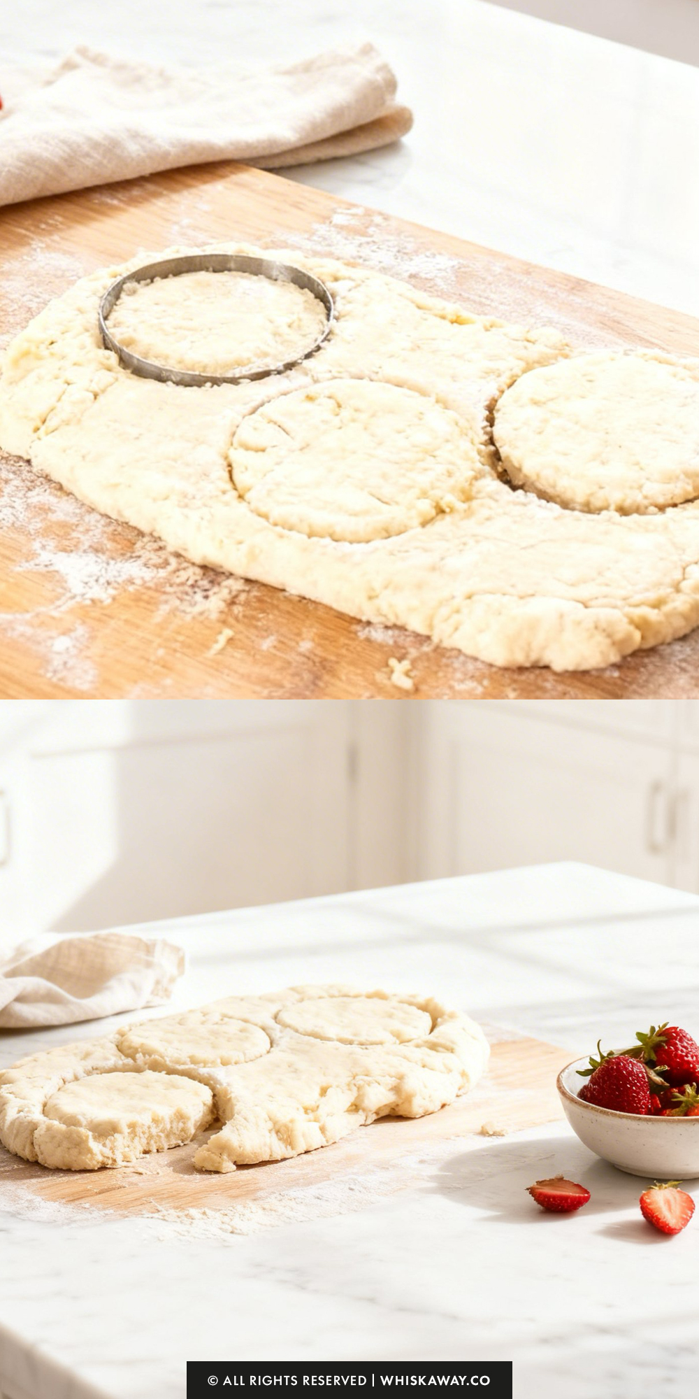 strawberry rhubarb shortcakes