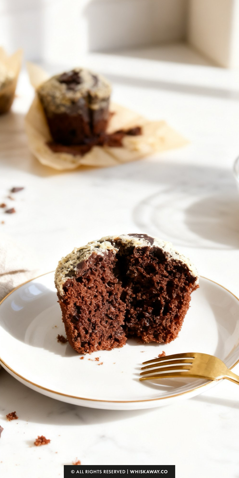 Tahini Chocolate Muffins