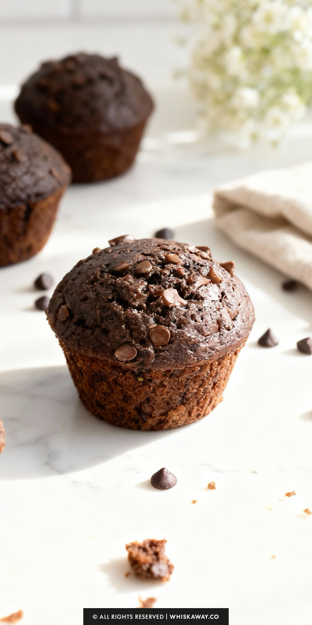 Zucchini Chocolate Chip Muffins