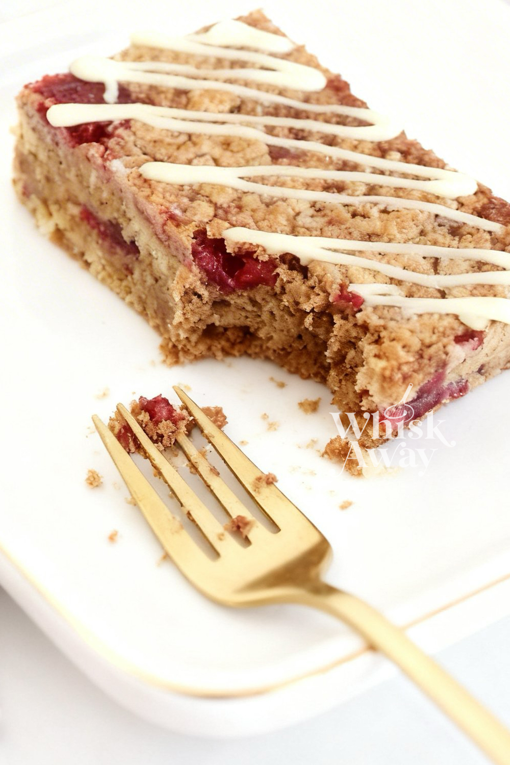 Raspberry White Chocolate Oat Bars