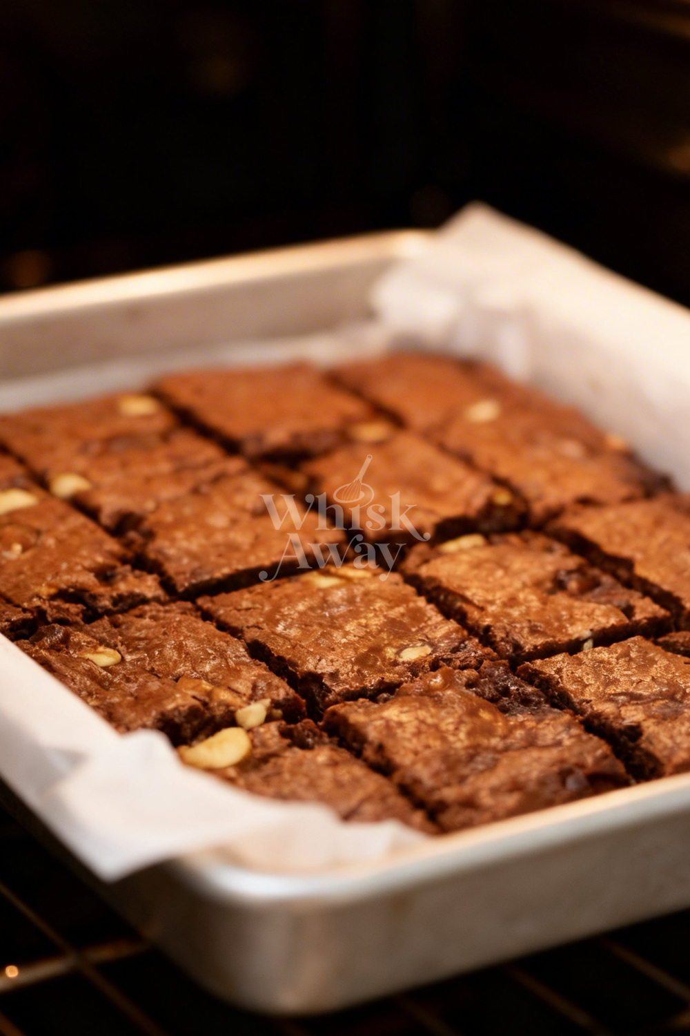 Coffee Walnut Brownie Bars
