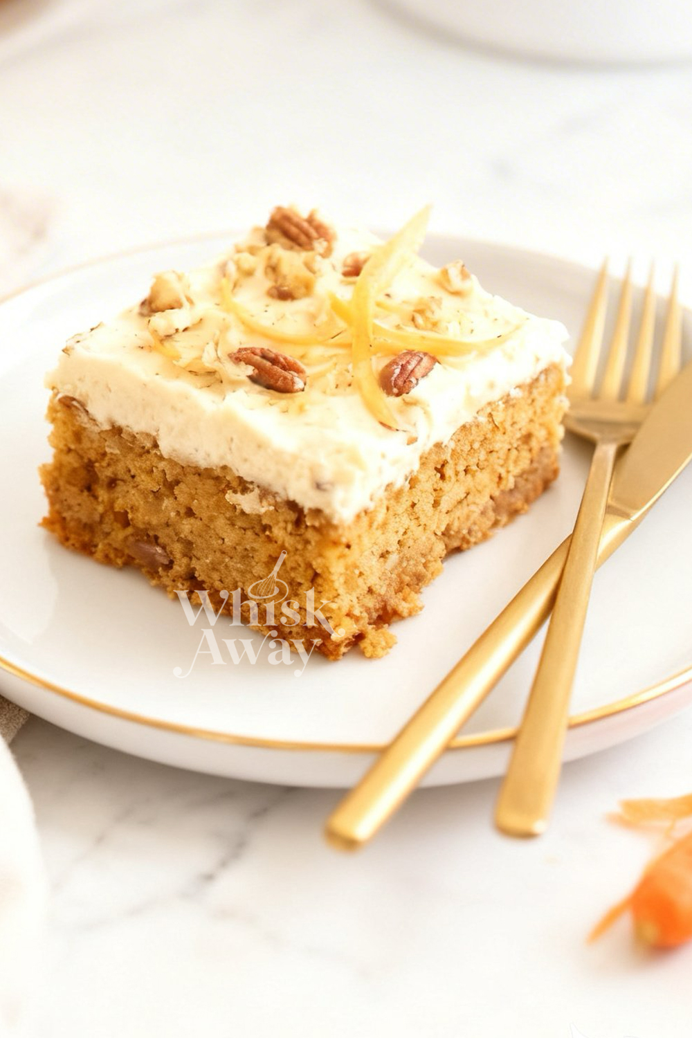 carrot cake blondie bars