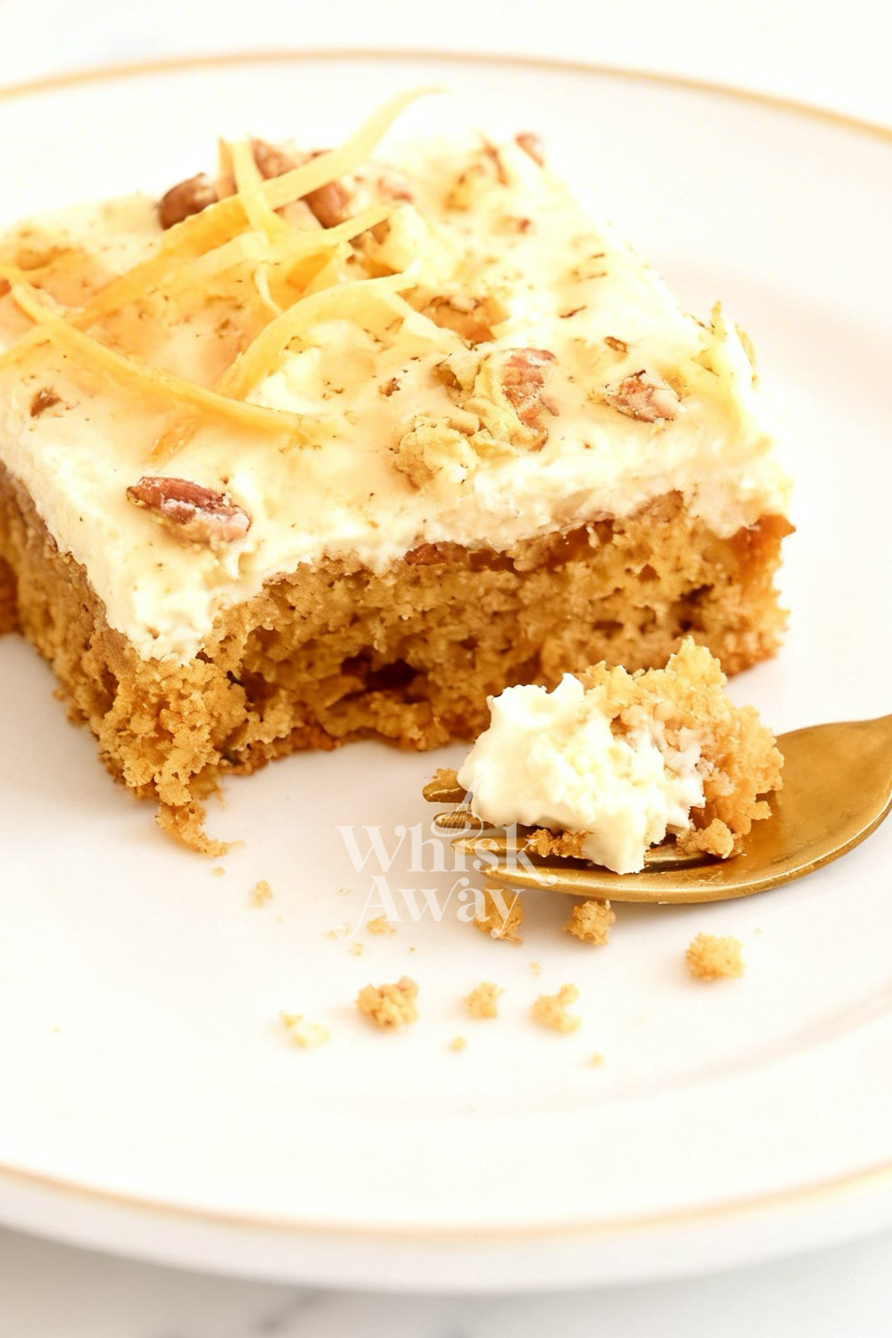 carrot cake blondie bars