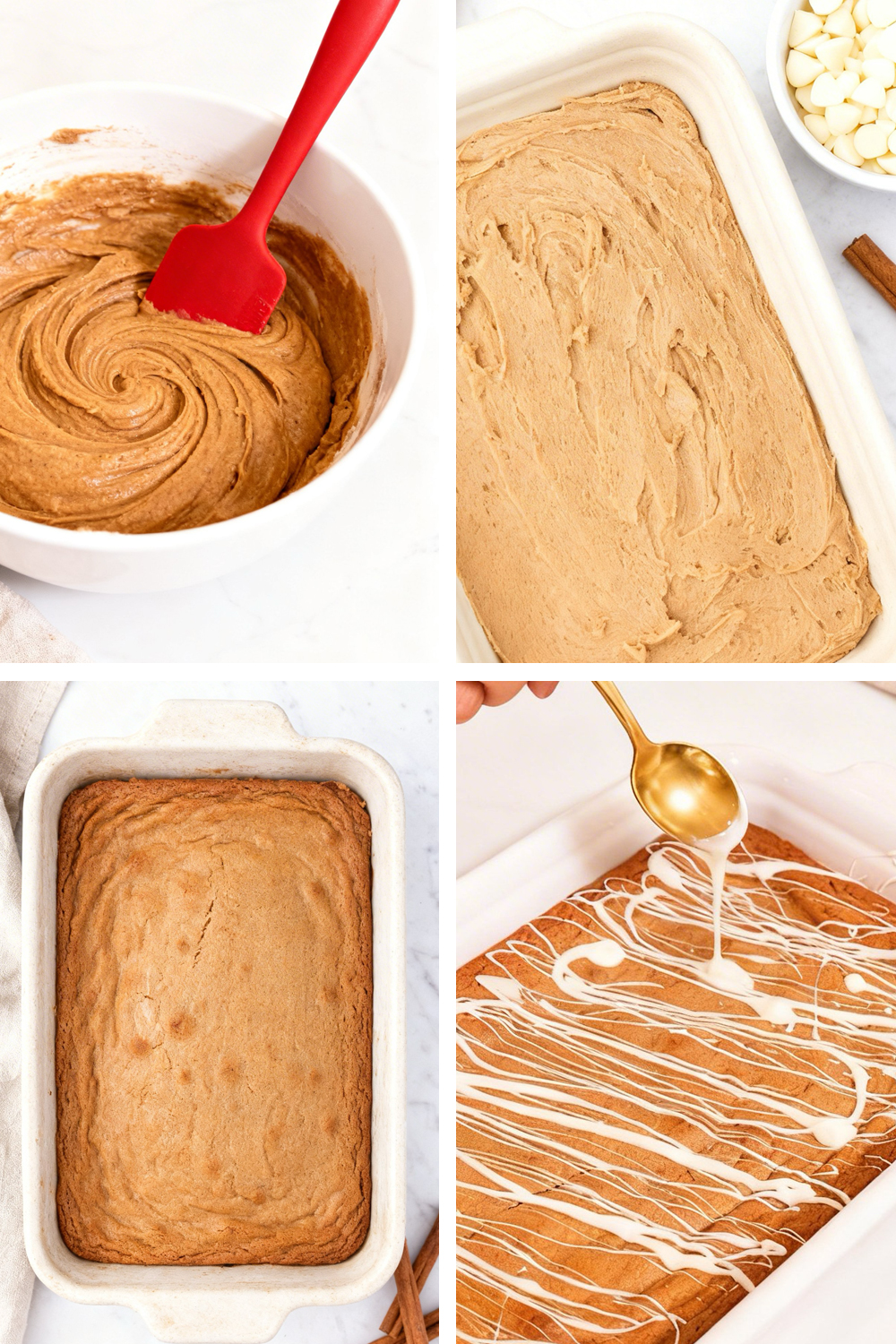 Gingerbread Blondie Bars