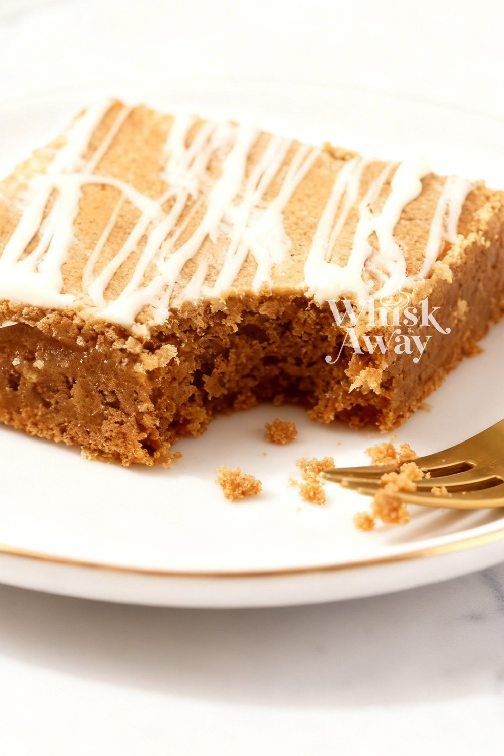 Gingerbread Blondie Bars