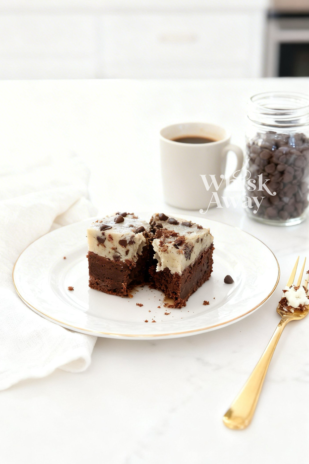 Chocolate Chip Cookie Dough Brownie Bars