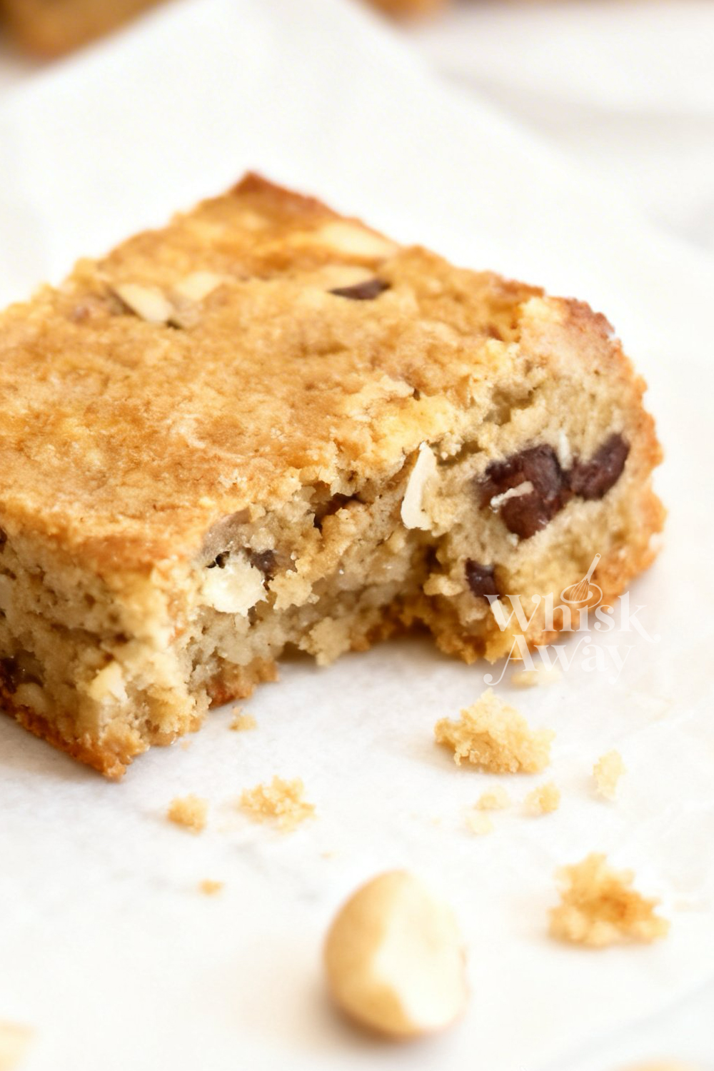 Coconut Macadamia Blondie Bars