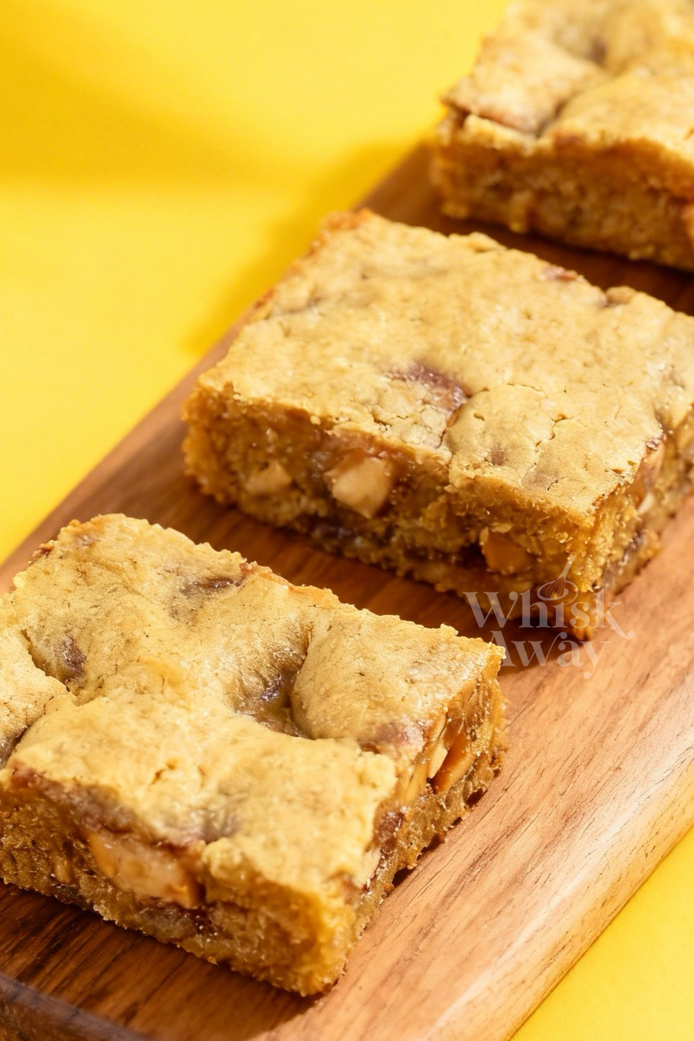 Toffee Blondie Bars