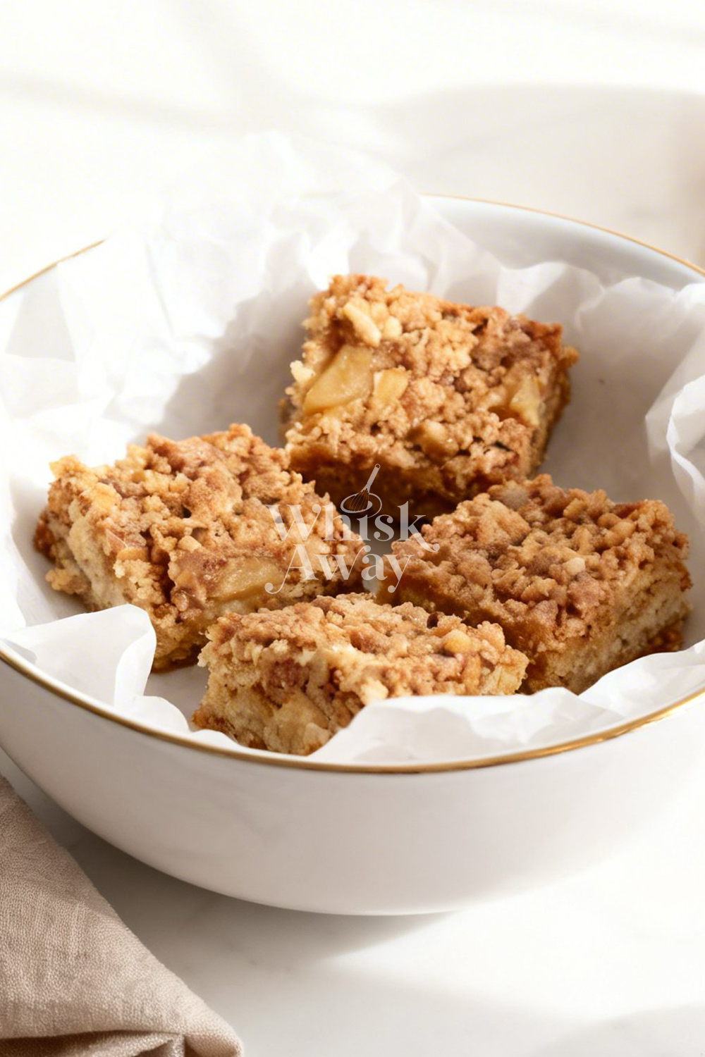 Brown Butter & Pear Blondie Bars