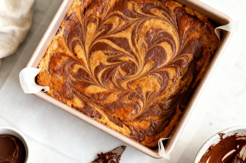 Peanut Butter Cup Brownie Bars