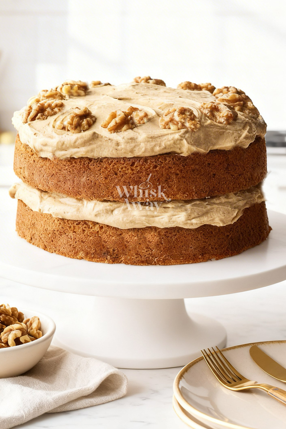 Coffee & Walnut Cake