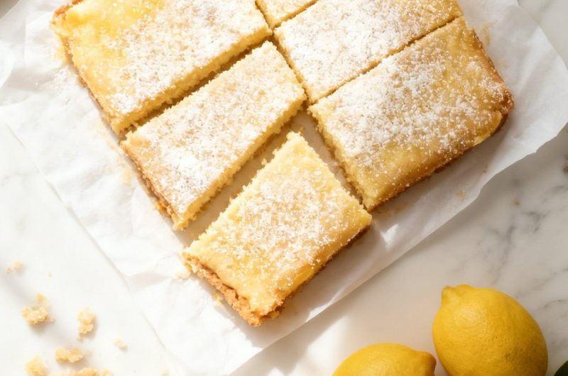 Lemon Bars With Shortbread Crust