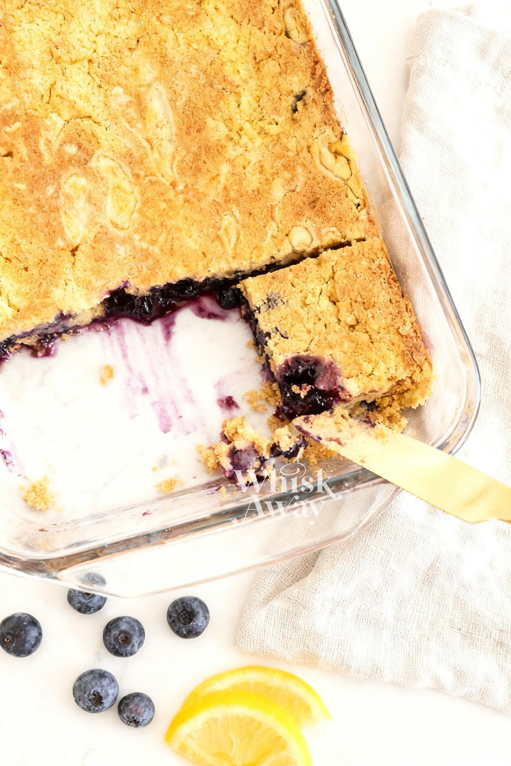 Lemon Blueberry Dump Cake