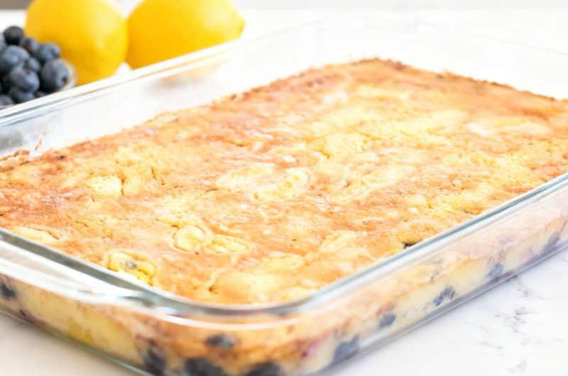 Lemon Blueberry Dump Cake