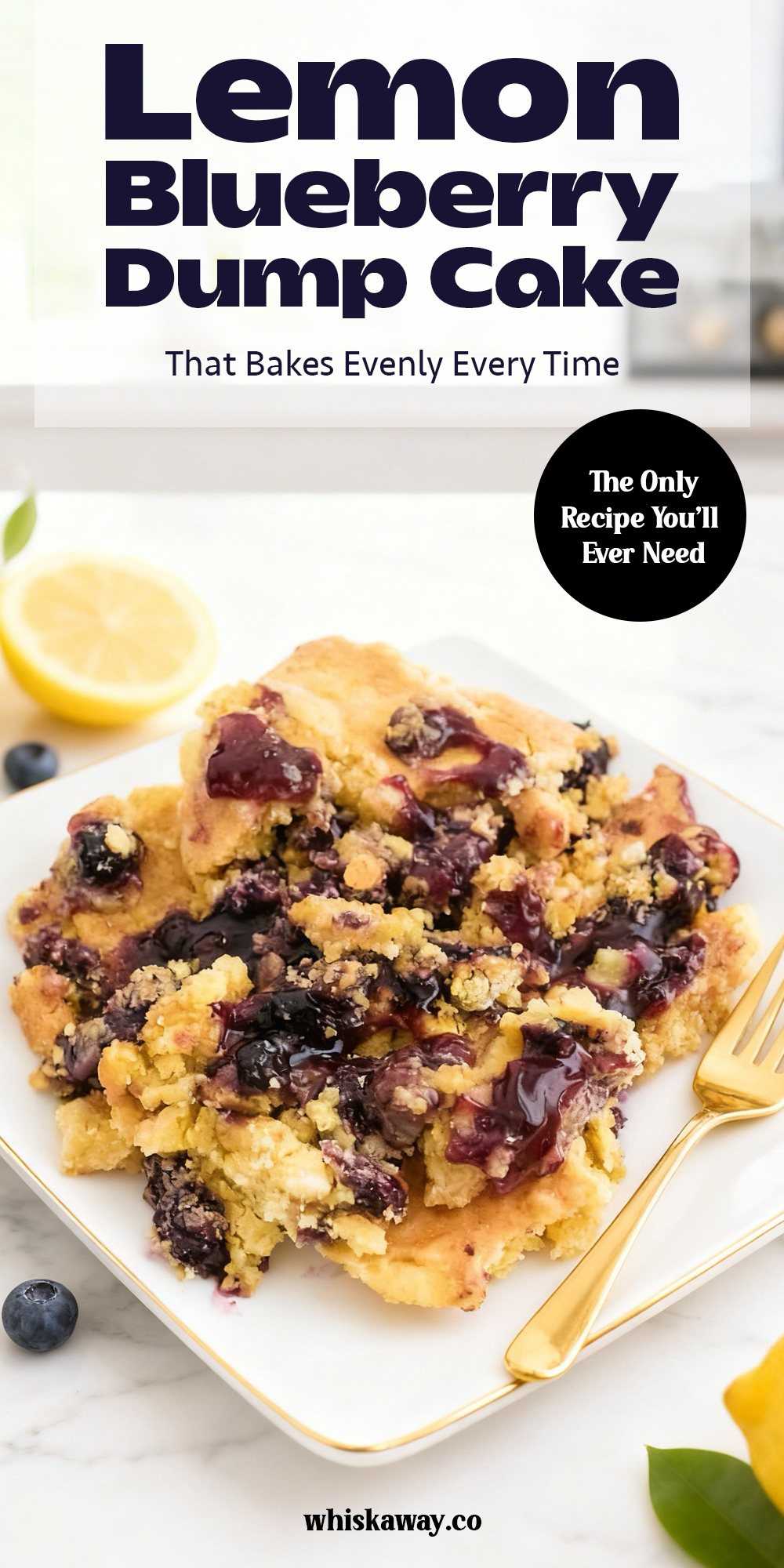 Lemon Blueberry Dump Cake