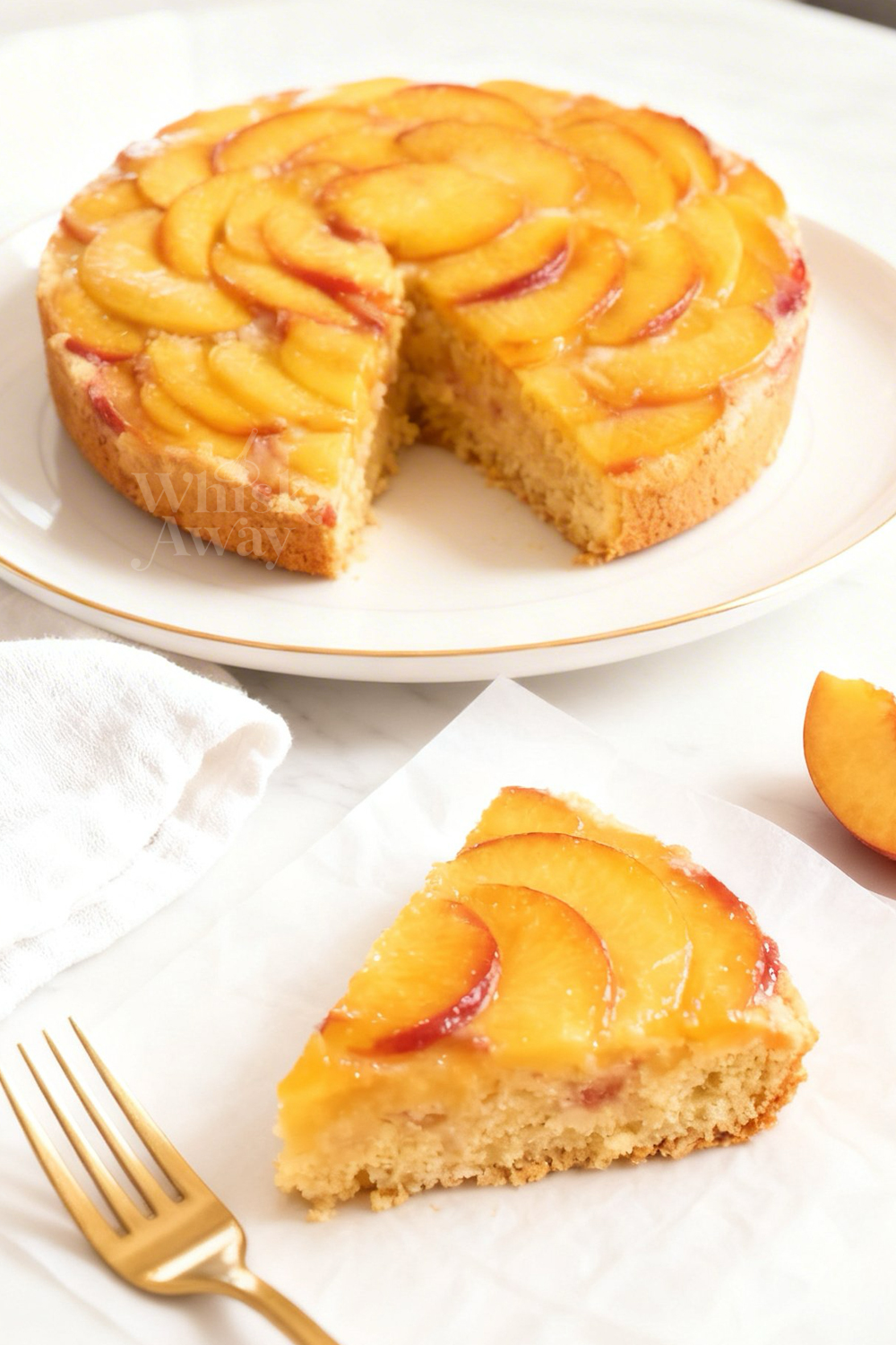 Peach Upside-Down Cake