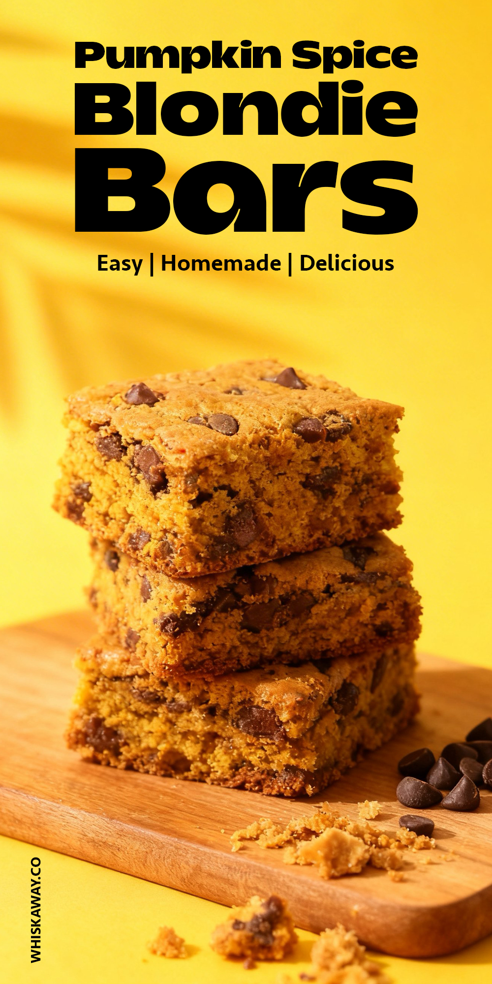 Pumpkin Spice Blondie Bars