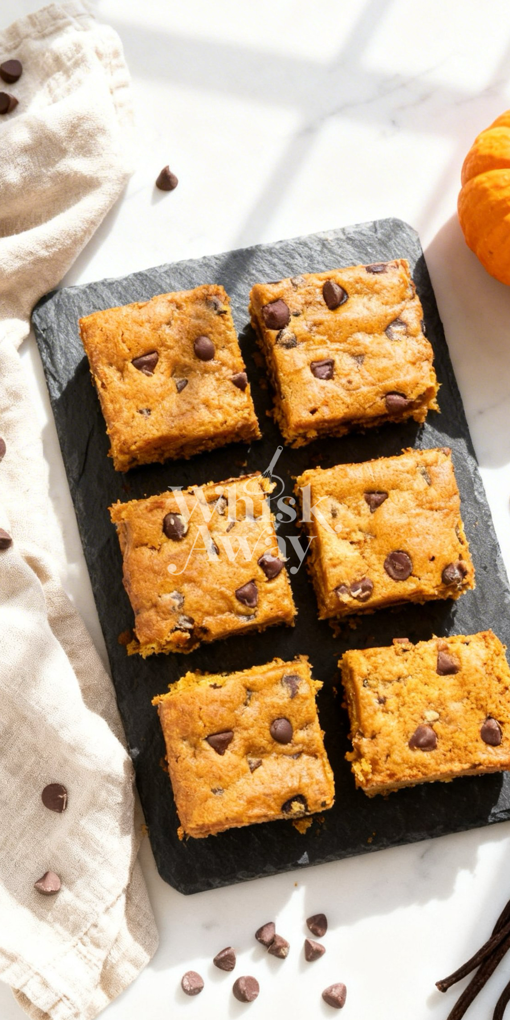 Pumpkin Spice Blondie Bars