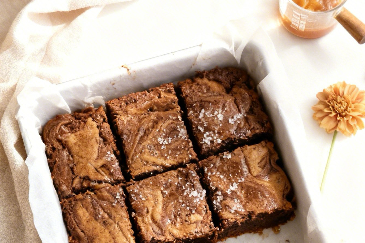 Salted-Caramel Brownie Bars