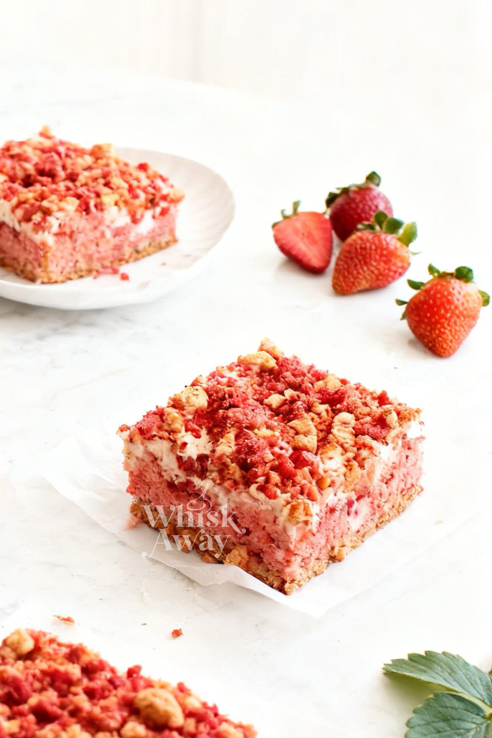 Strawberry Crunch Cake