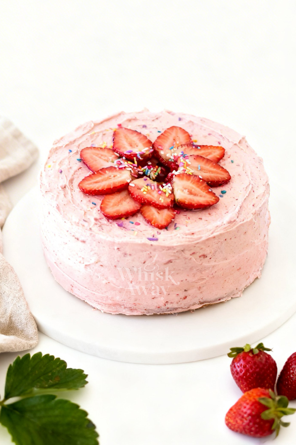 Strawberry Funfetti Cake