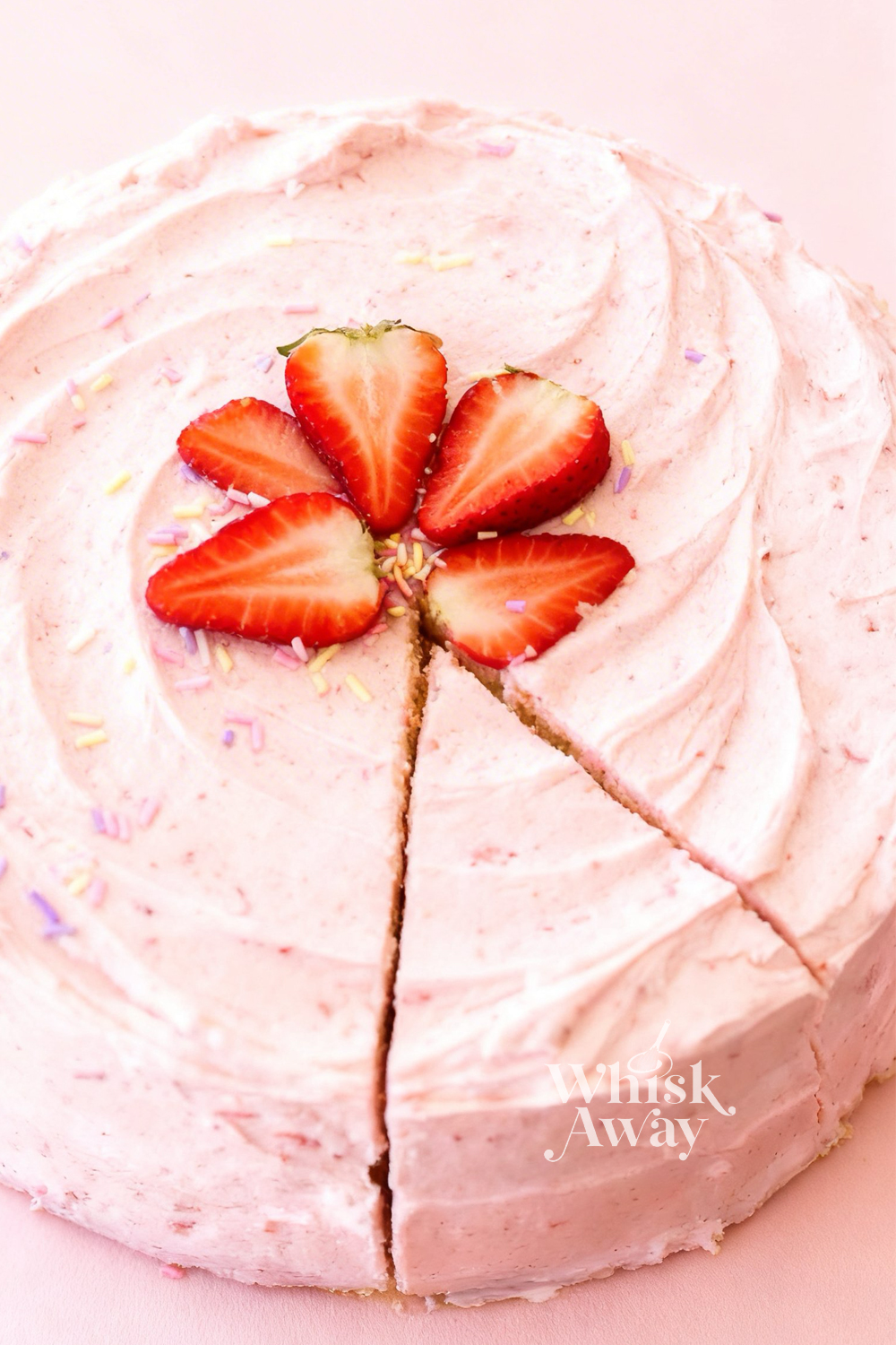 Strawberry Funfetti Cake