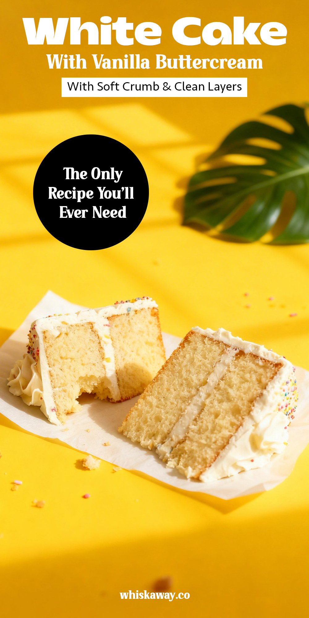 White Cake With Vanilla Buttercream