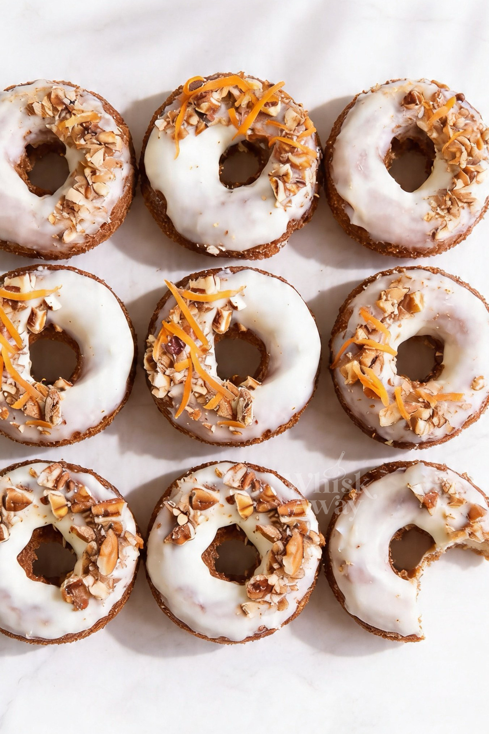 Baked Carrot Cake Donuts