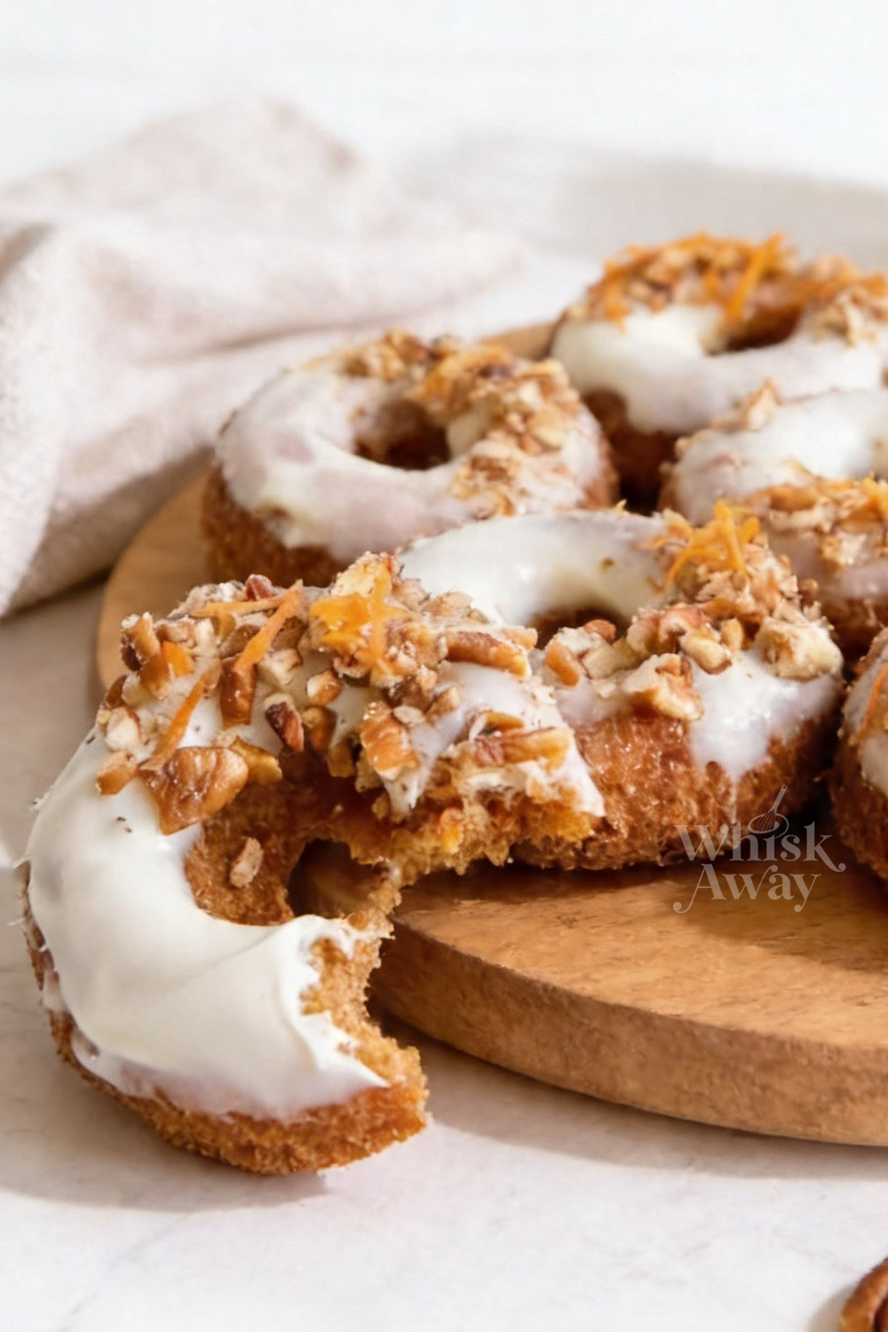 Baked Carrot Cake Donuts