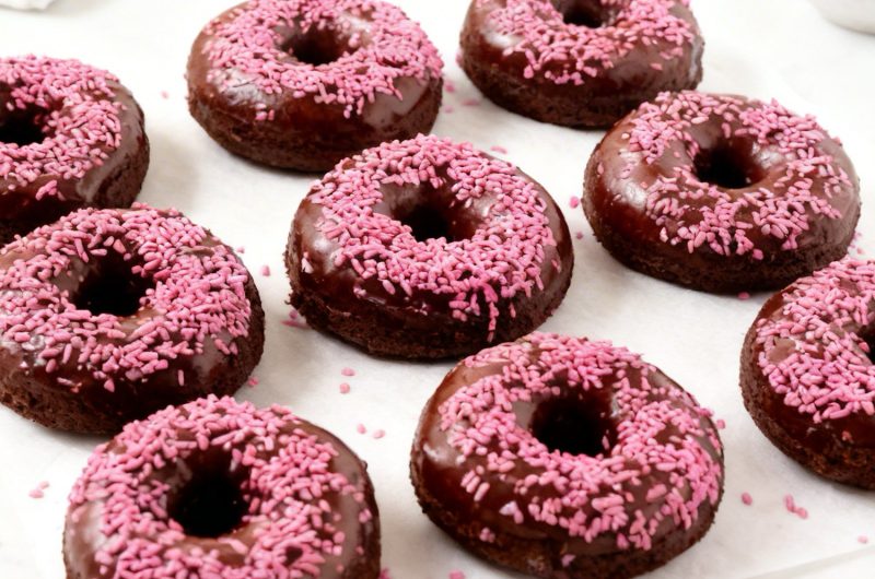 Baked Chocolate Donuts